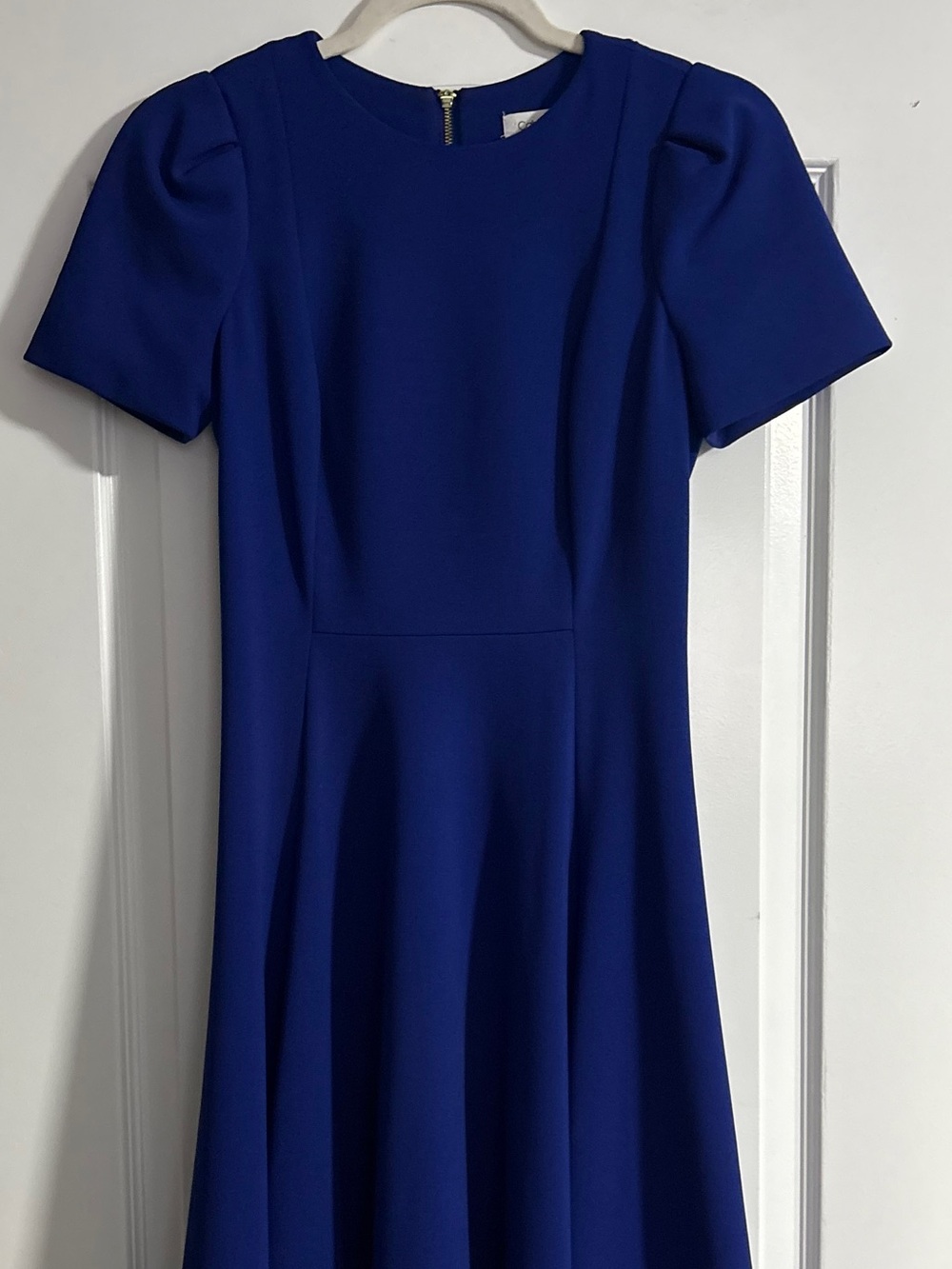 Calvin Klein Royal Blue Fit-and-Flare Dress